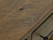 Walnut Storage Cocktail Table - Barewood