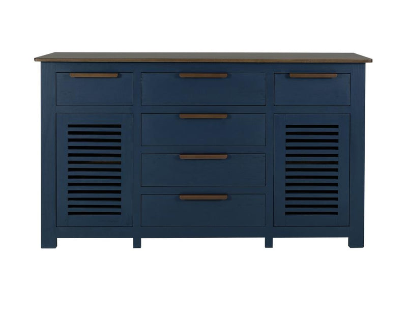 Bonfire Blue Buffet - Barewood