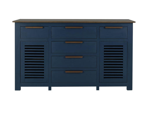 Bonfire Blue Buffet - Barewood
