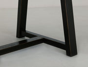 Walnut Live Edge Trestle Dining Table - Barewood