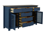 Bonfire Blue Buffet - Barewood