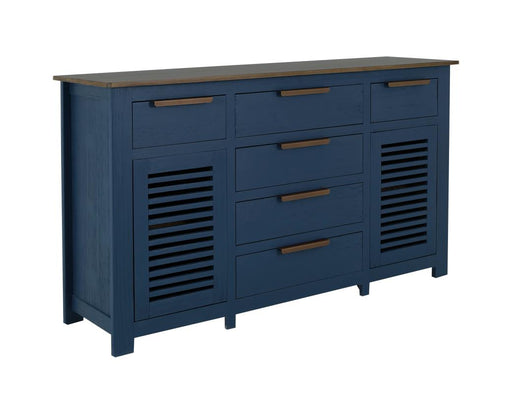 Bonfire Blue Buffet - Barewood