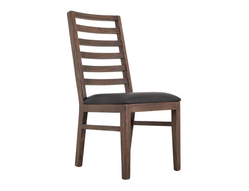 Walnut Ladder Back Chair - Barewood