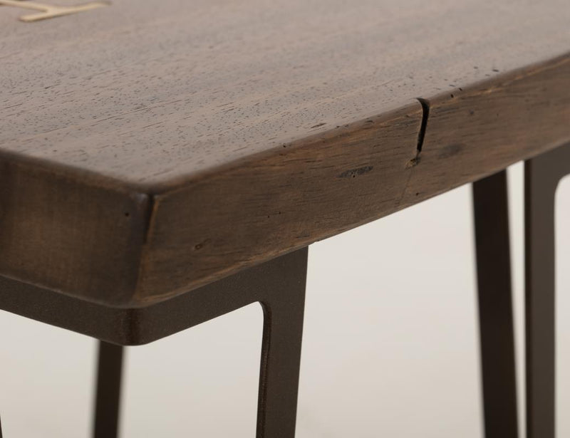 Walnut Live-Edge End Table - Barewood