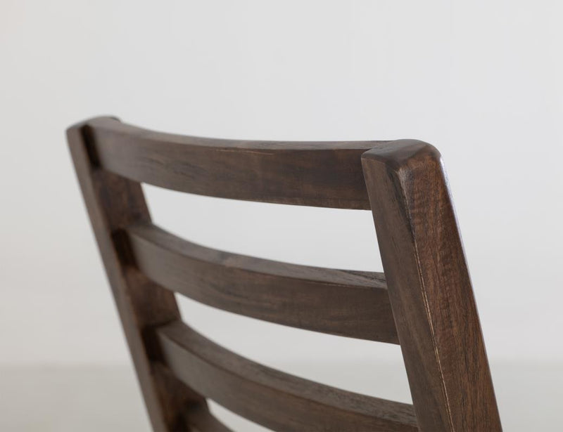 Walnut Ladder Back Chair - Barewood