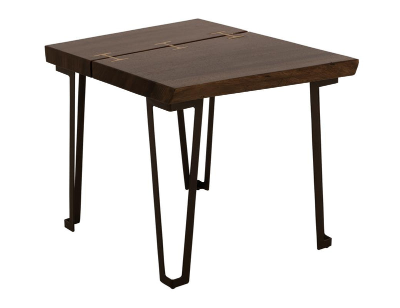 Walnut Live-Edge End Table - Barewood