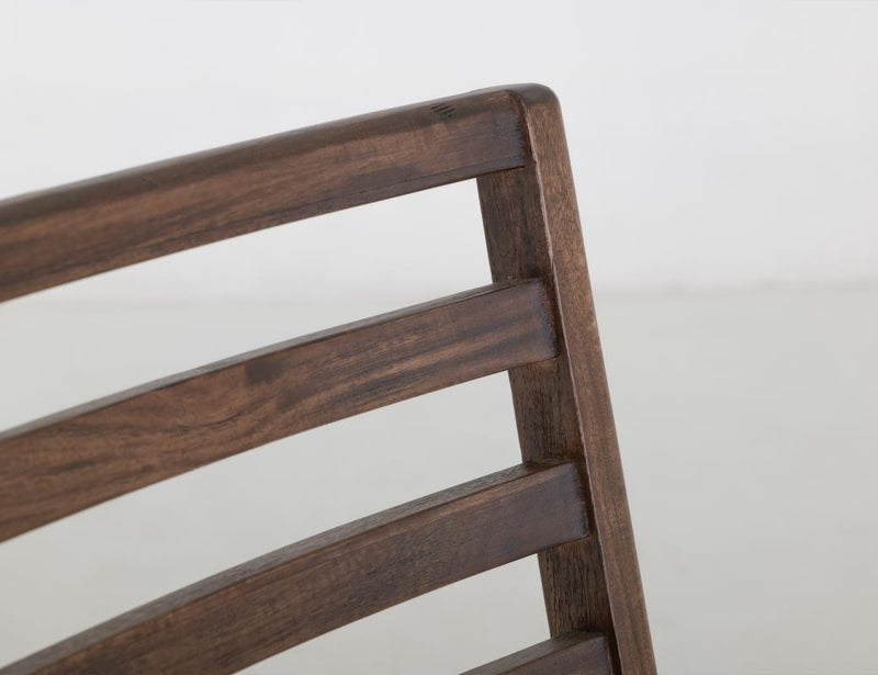 Walnut Ladder Back Chair - Barewood