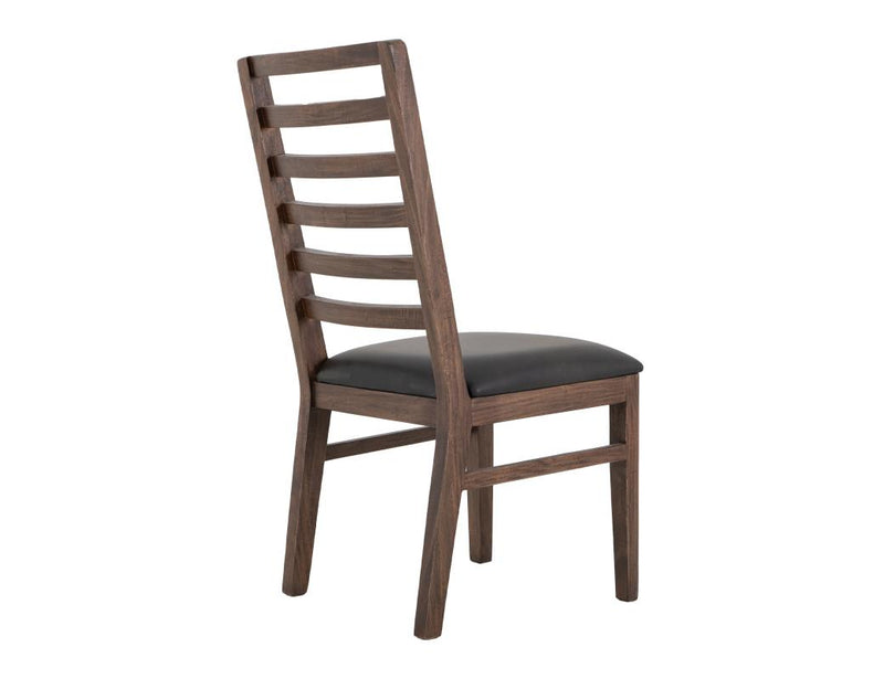 Walnut Ladder Back Chair - Barewood