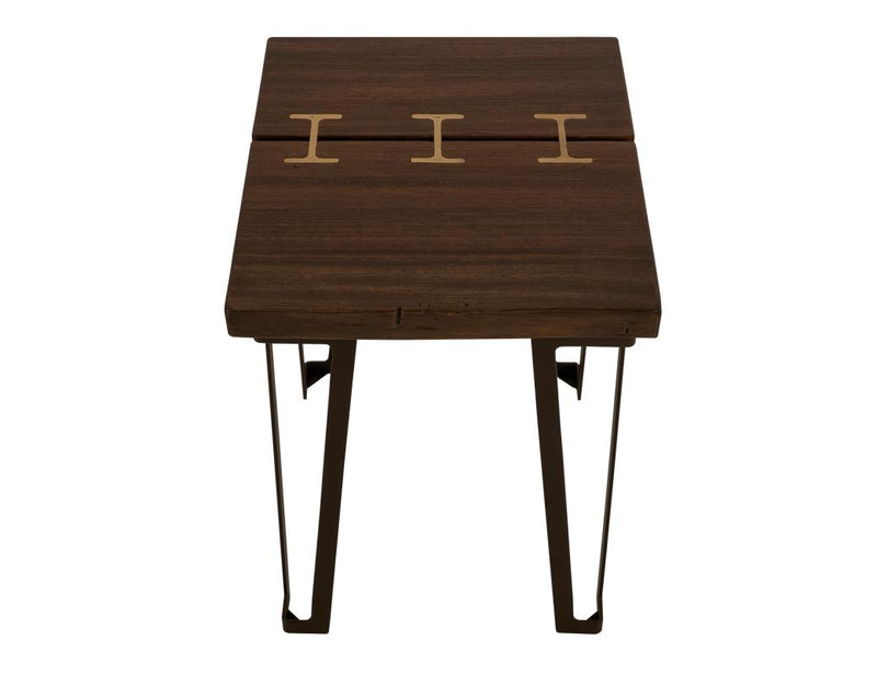 Walnut Live-Edge Chairside Table - Barewood