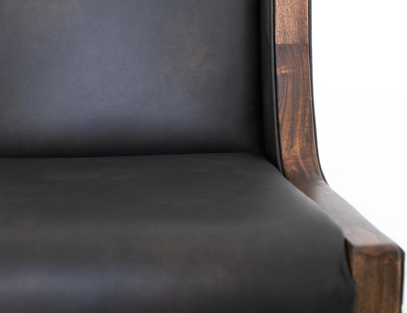 Walnut Upholstered Chair - Barewood