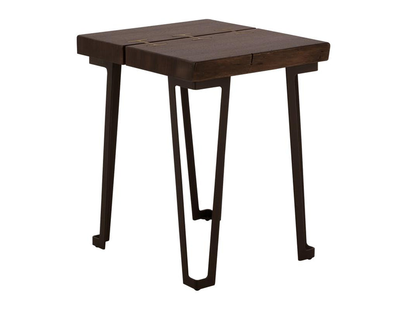 Walnut Live-Edge Chairside Table - Barewood