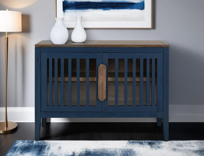 Autumn Console Blue - Barewood