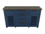 Bonfire Blue Buffet - Barewood