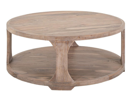 Balam White round cocktail table
