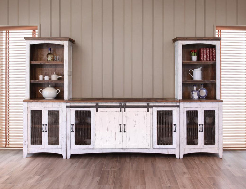 Pueblo White Pier shelves