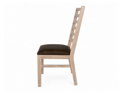 Balam White Dining Chair angle