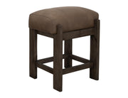Balam Black Counter Stool, tan fabric
