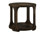 Balam Black round end table