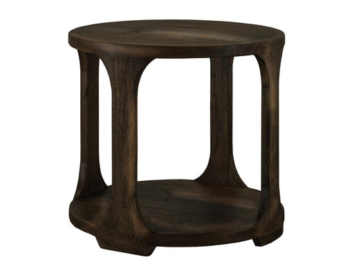 Balam Black round end table