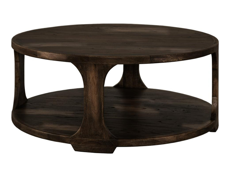 Balam Black round cocktail table