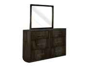 Balam Black Mirror above its matching dresser