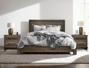 Loft Brown bedroom scene