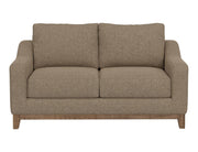 Olivo Loveseat in brown upholstery