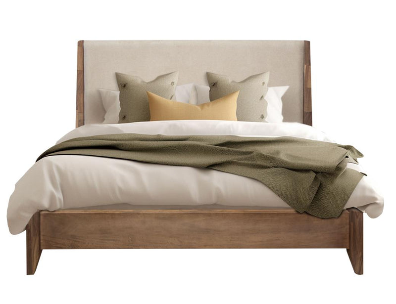Parota Nova Bed - complete upholstered platform bed