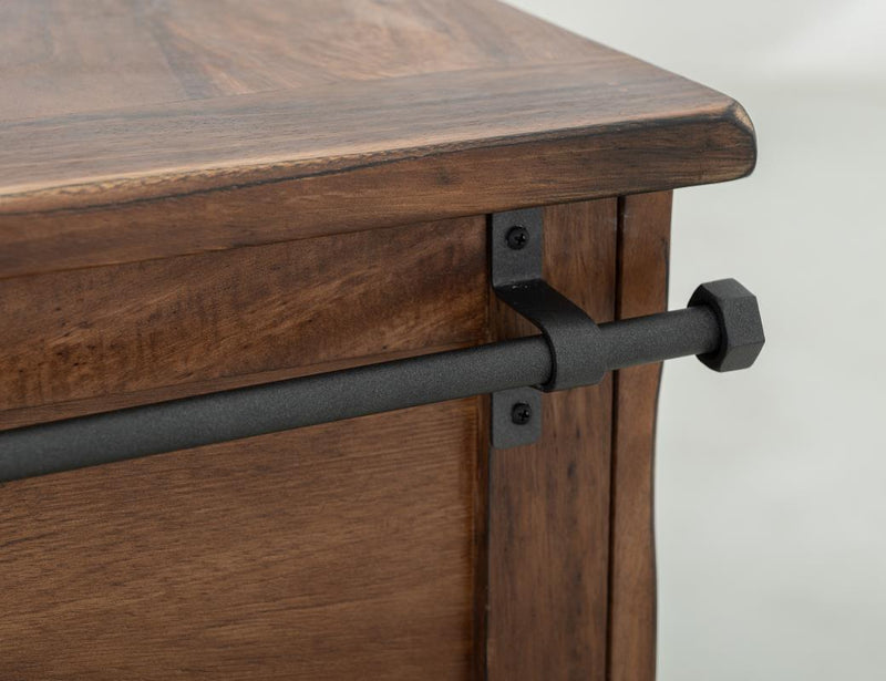 Parota Kitchen Island detail