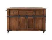 Parota Kitchen Island angle