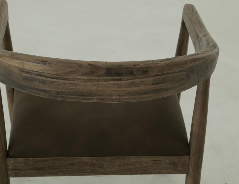 Natural Teca Barrel Chair - Barewood