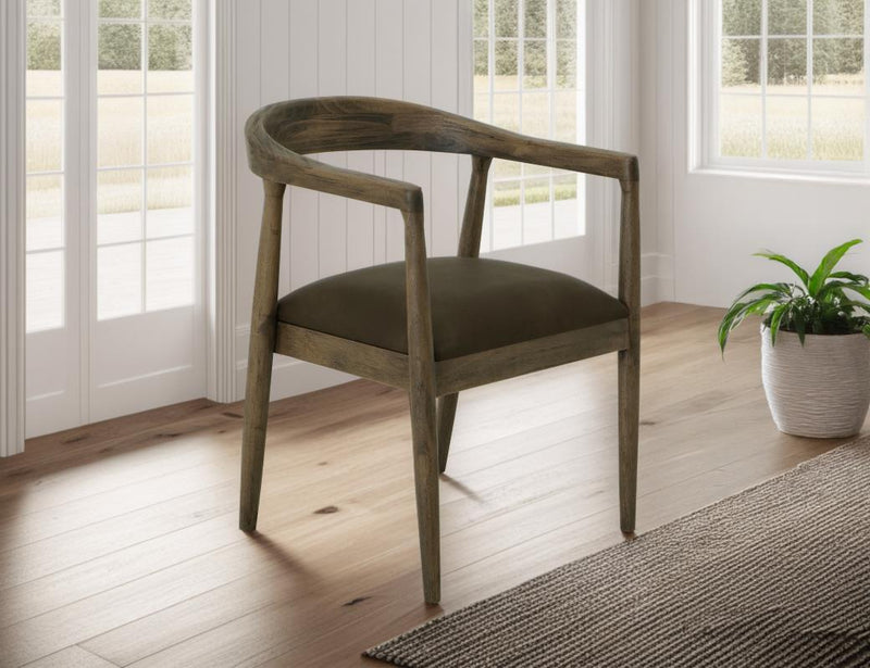 Natural Teca Barrel Chair - Barewood