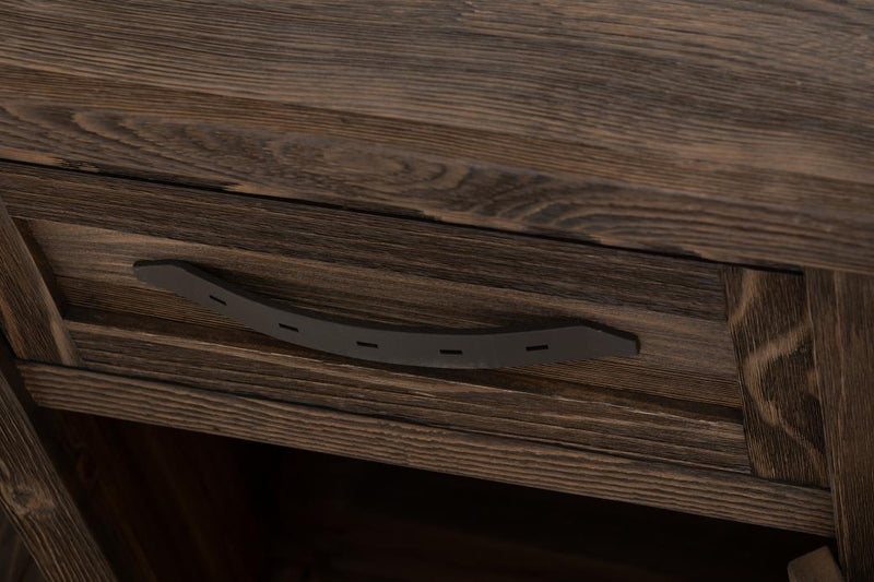 Dutton Fireplace TV Console - Barewood