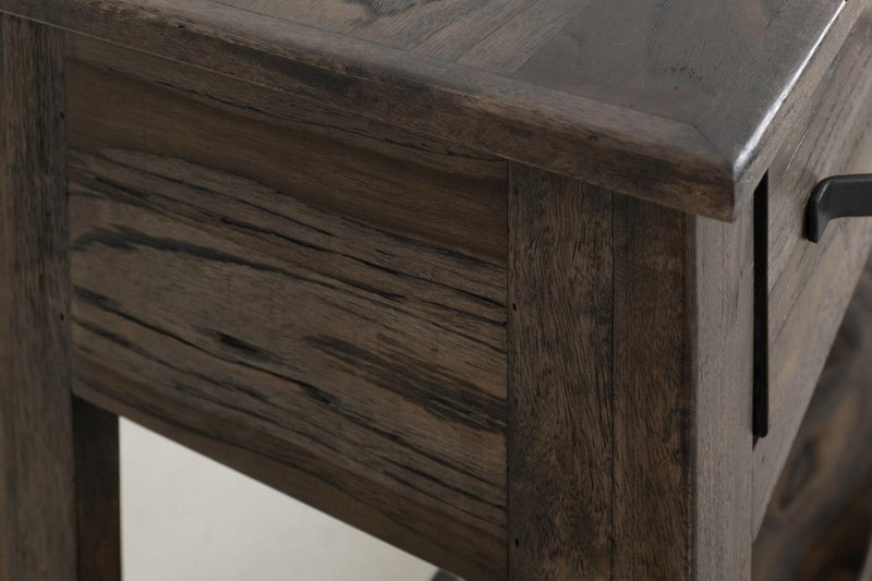 Dark Teak Sofa Table - Barewood