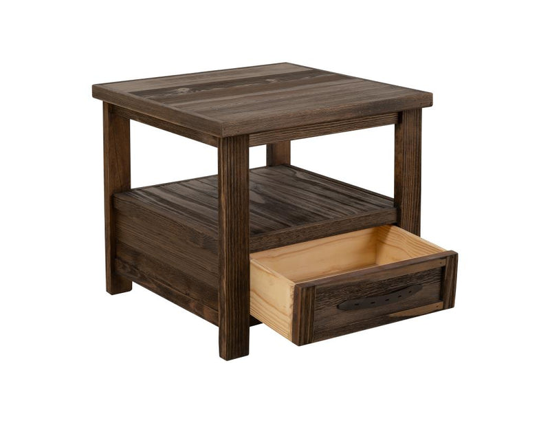Dutton End Table - Barewood