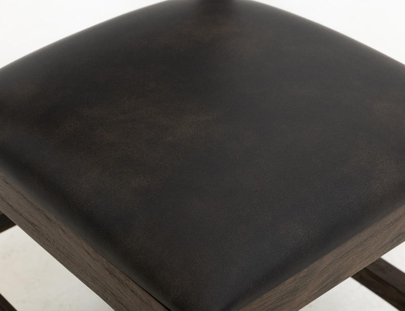 Dark Teak Wooden Chair - Barewood