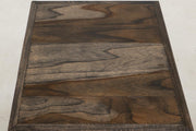 Dark Teak Chairside Table - Barewood