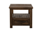 Dutton End Table - Barewood