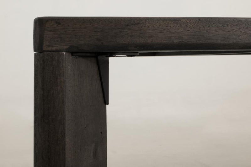 Dark Teak Dining Table - Barewood