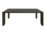 Dark Teak Dining Table - Barewood