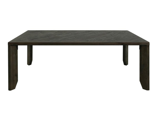 Dark Teak Dining Table - Barewood