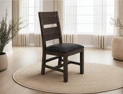 Dark Teak Wooden Chair - Barewood