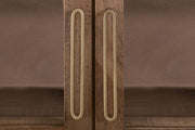 Balam Brown Cabinet styled
