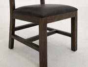 Dark Teak Wooden Chair - Barewood