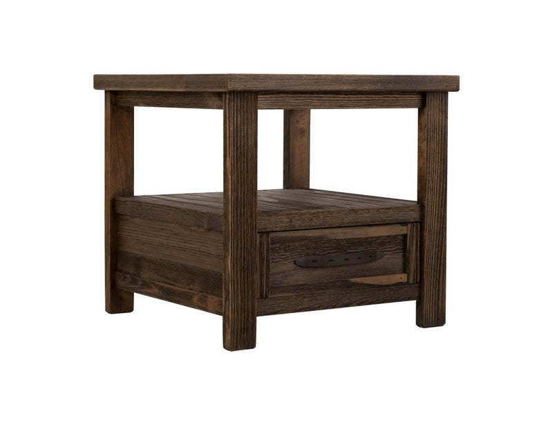 Dutton End Table - Barewood