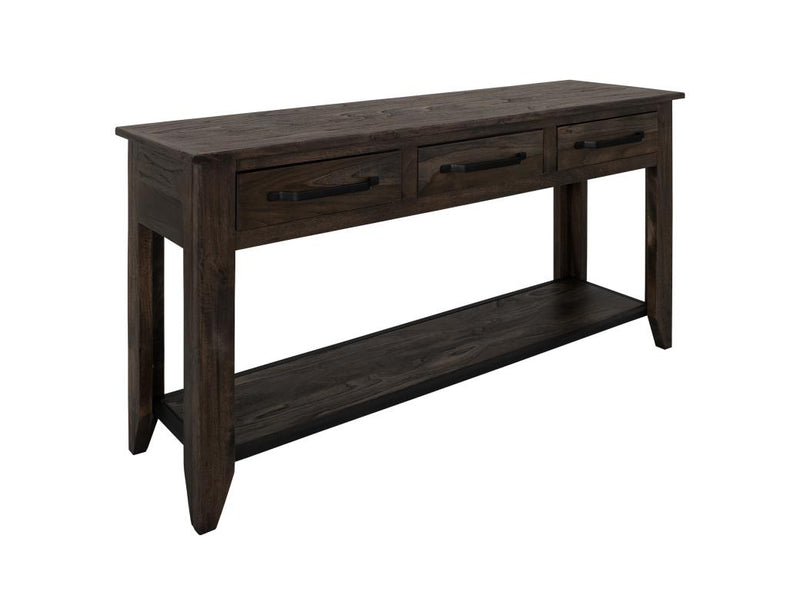 Dark Teak Sofa Table - Barewood
