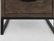 Dark Mita End Table angle view