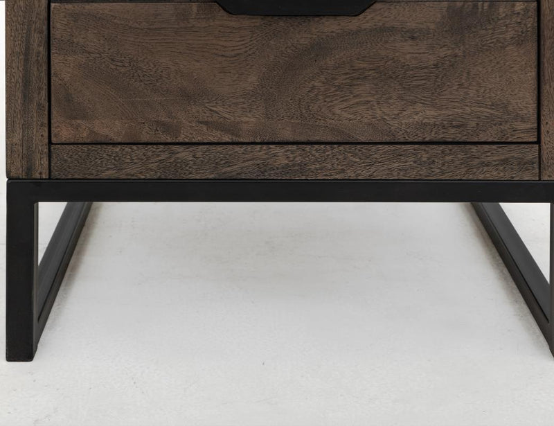Dark Mita End Table angle view