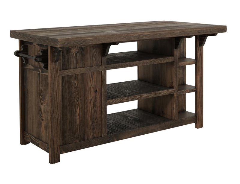Dutton Kitchen Island - Barewood