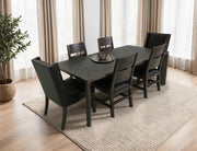 Dark Teak Dining Table - Barewood